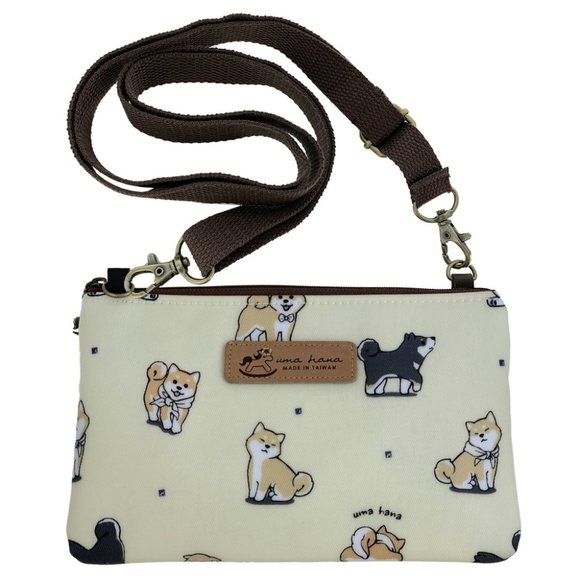 Uma Hana Handbags - Waterproof Shiba Crossbody Shoulder Phone Purse